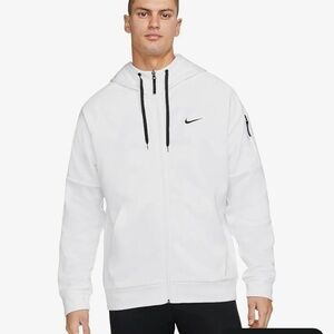 Nike Men's White Lightweight Full-Zip Jacket